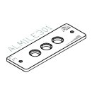1LE3_(3x) 6,5mm Loch gesänkt für 3mm LED mit Passung (Höhe 1)